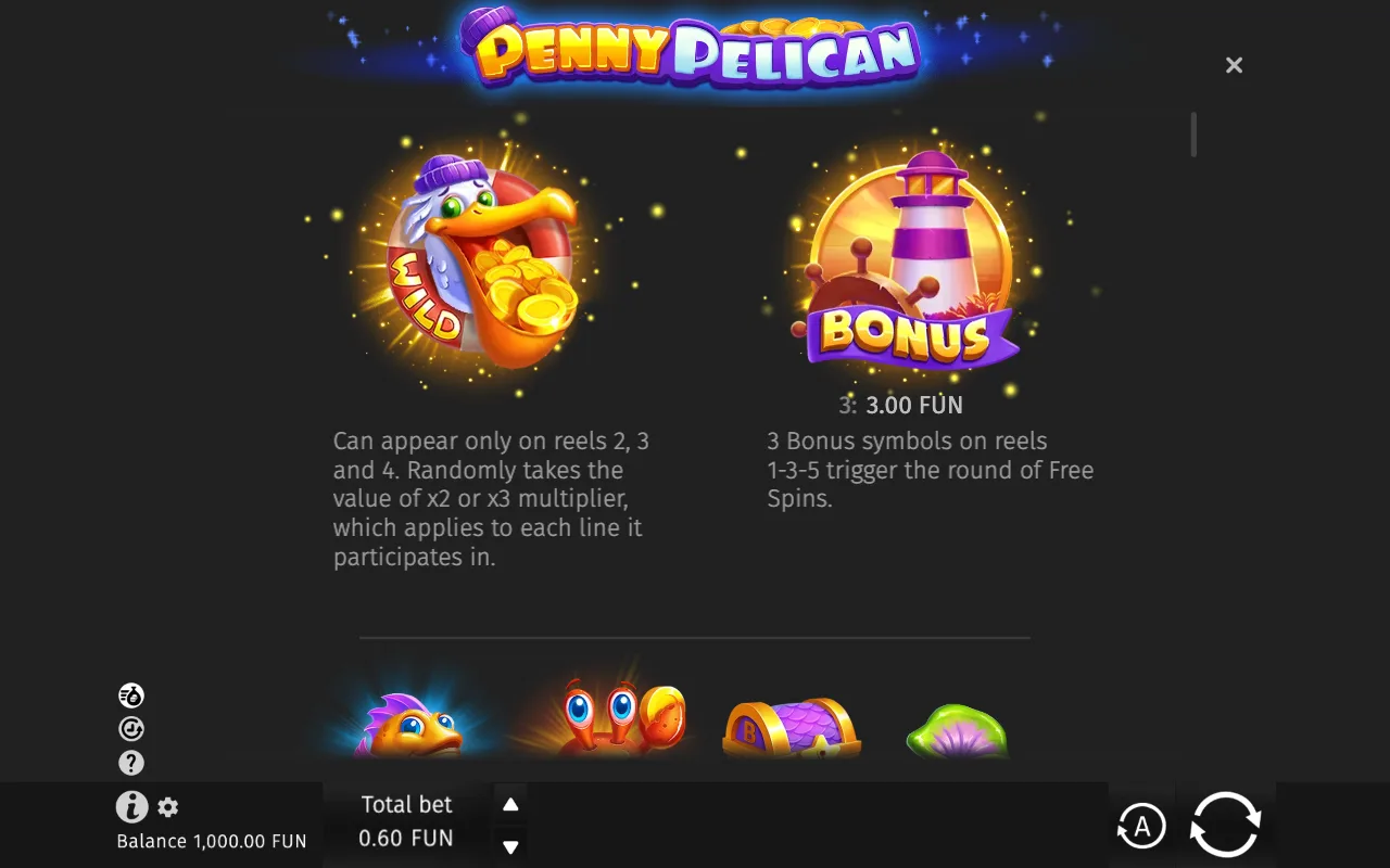Game rules, page 1 — Penny Pelican