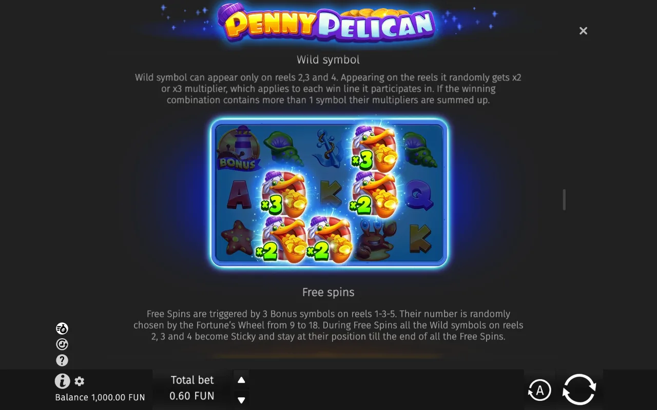 Game rules, page 3 — Penny Pelican