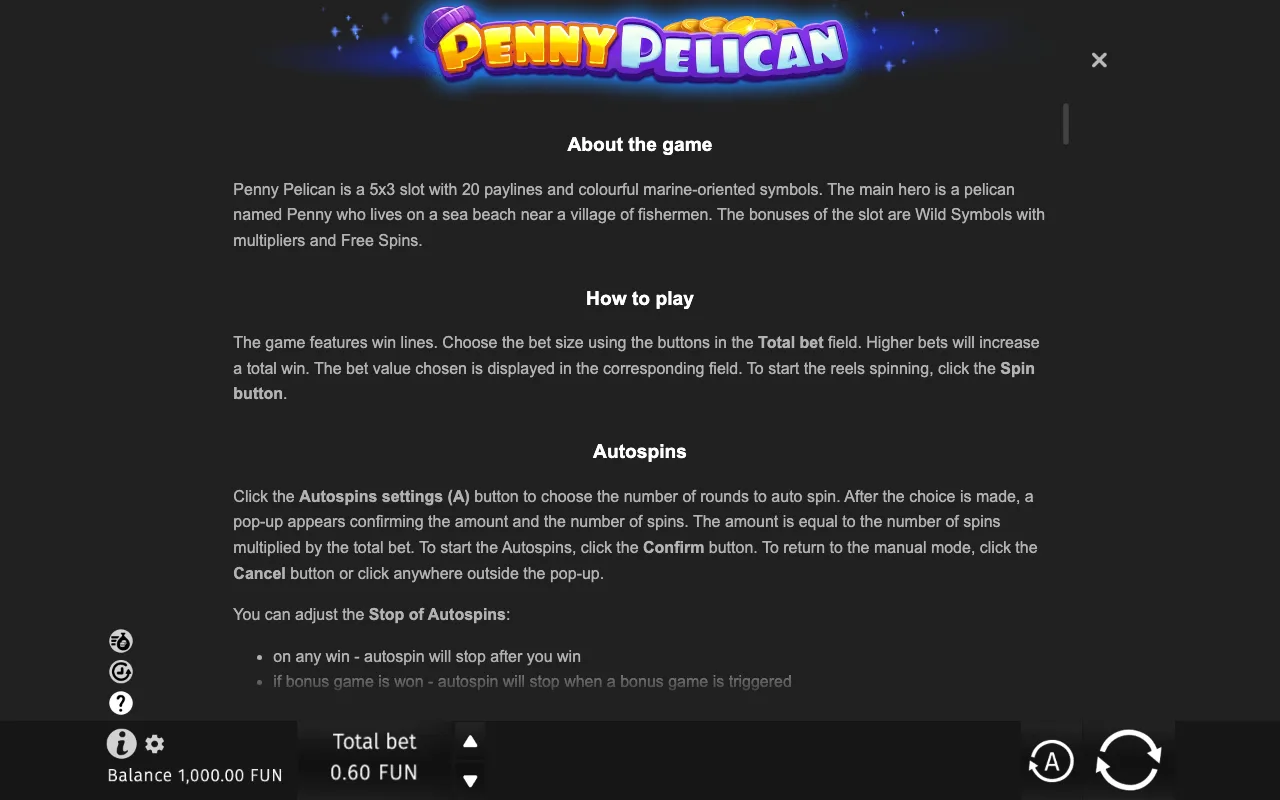 Game rules, page 6 — Penny Pelican