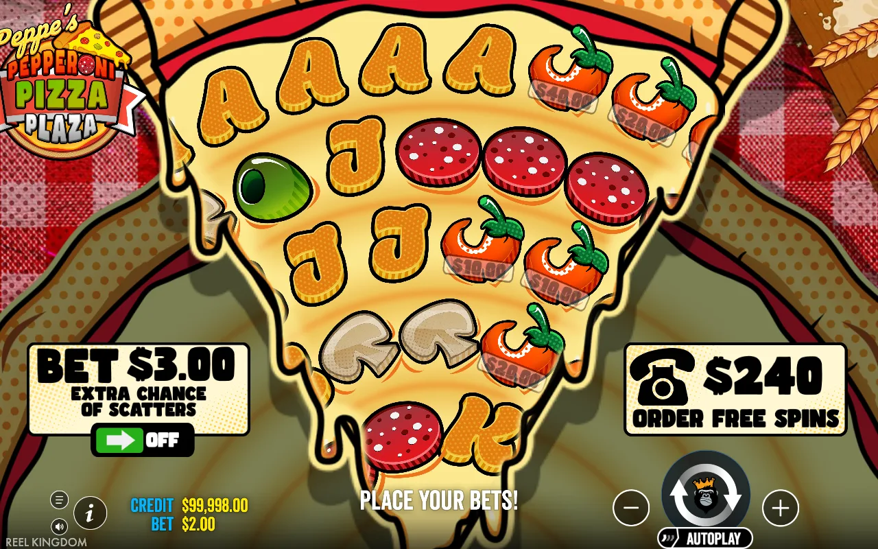 The base game — Peppe's Pepperoni Pizza Plaza