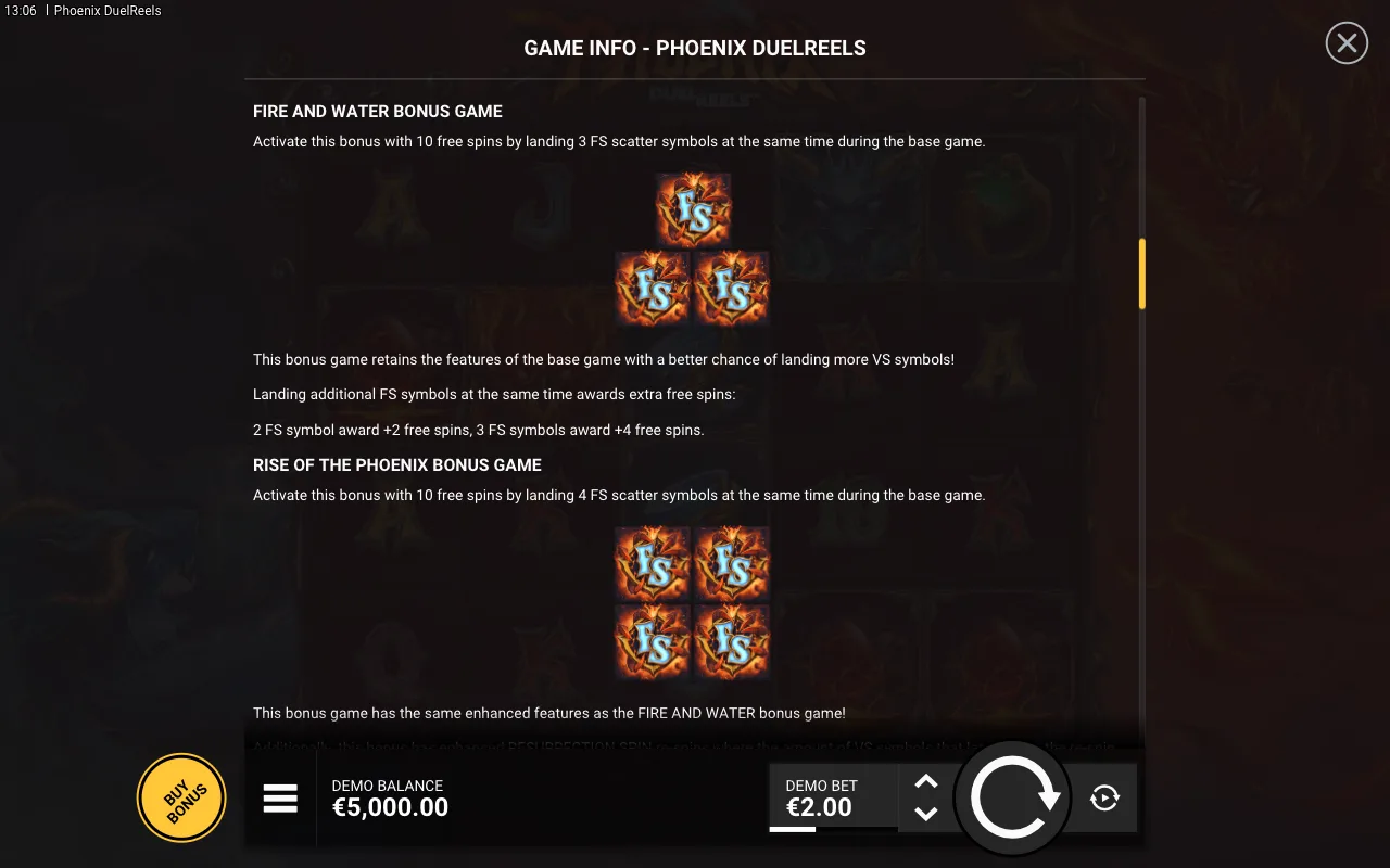 Game rules, page 3 — Phoenix DuelReels