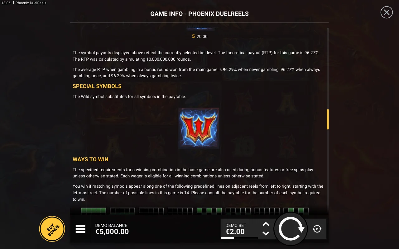 Game rules, page 5 — Phoenix DuelReels