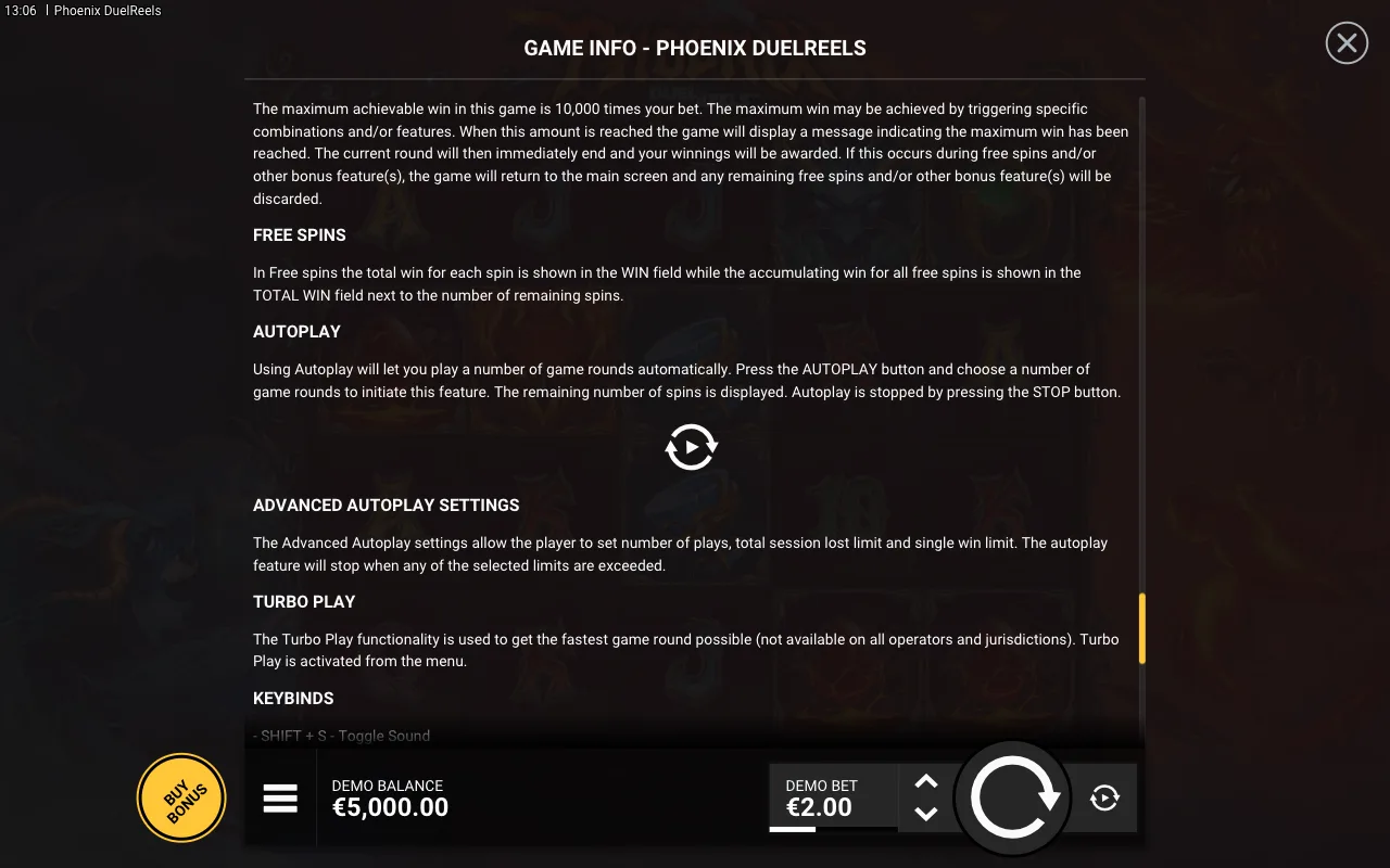 Game rules, page 8 — Phoenix DuelReels