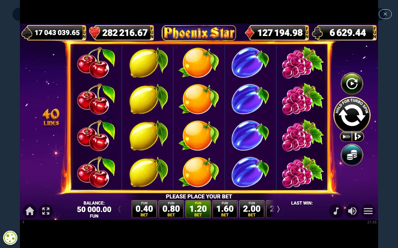 The base game — Phoenix Star