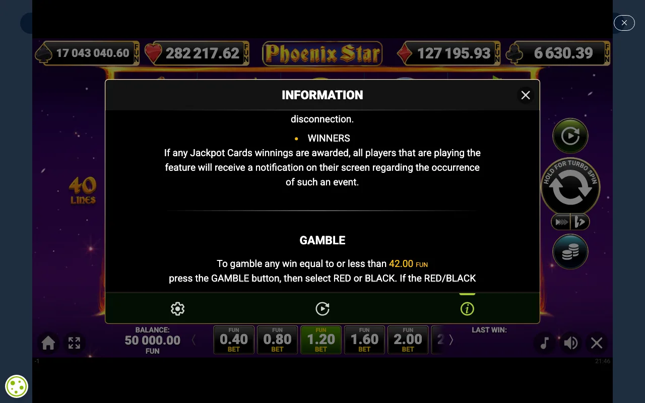 Game rules, page 3 — Phoenix Star