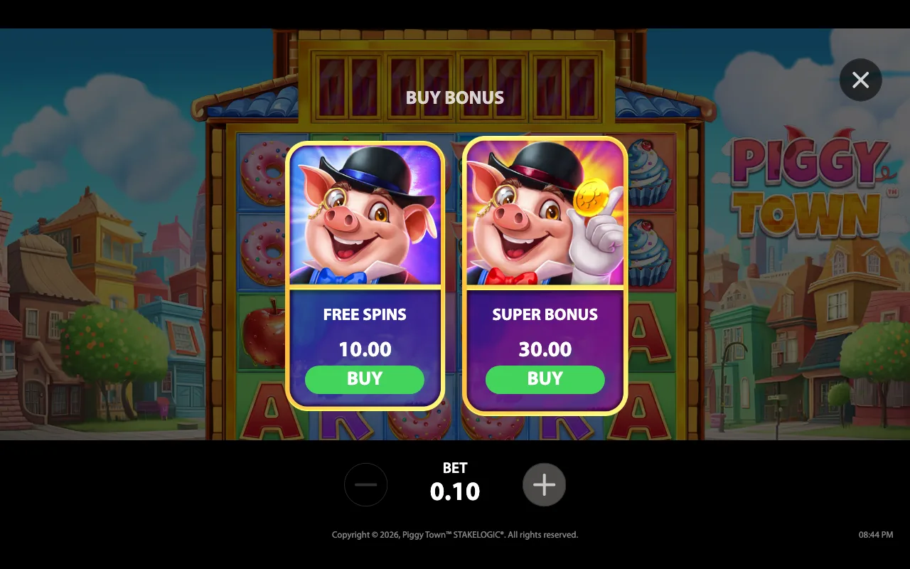 Buying the feature — Piggy Town