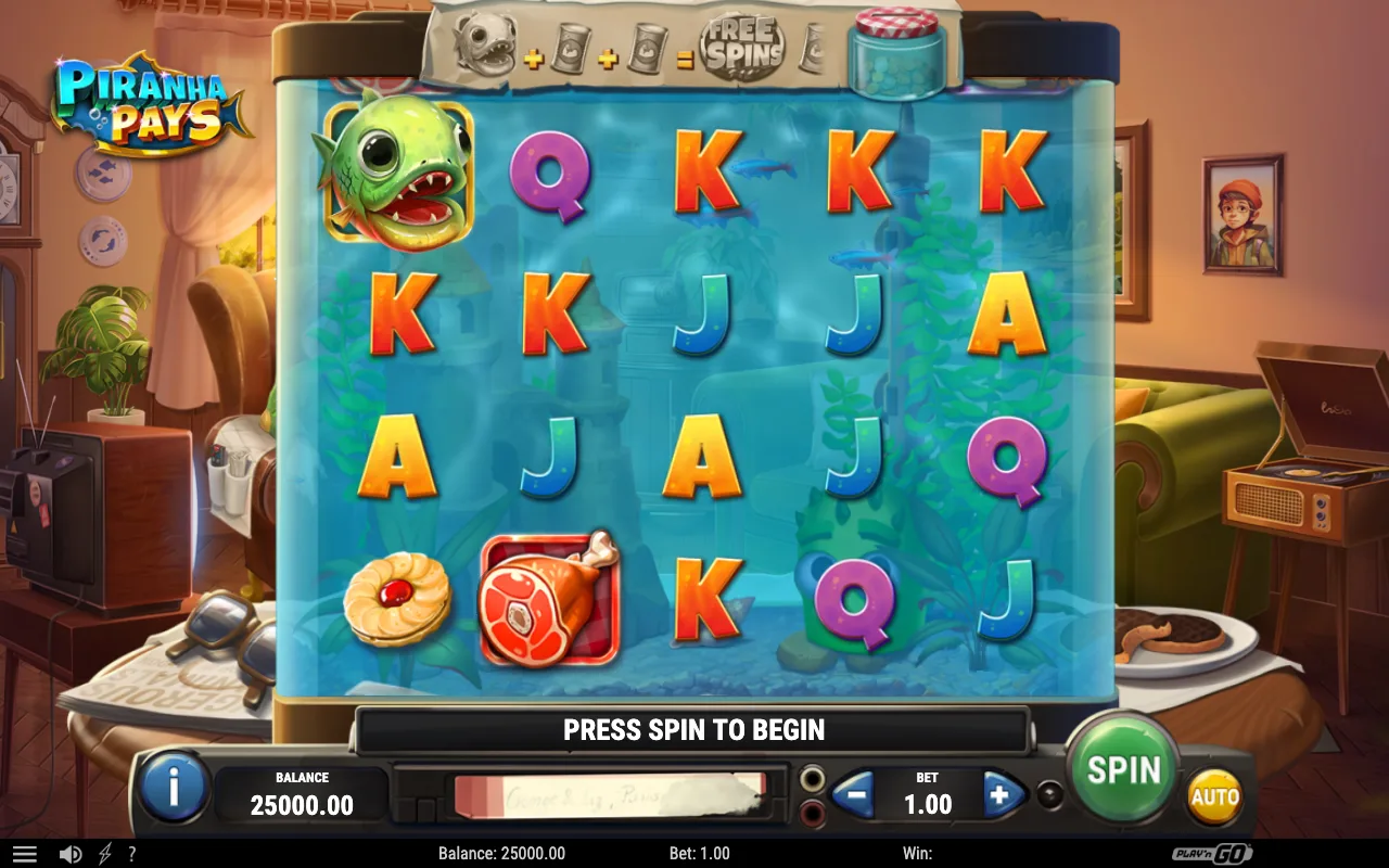 The base game — Piranha Pays