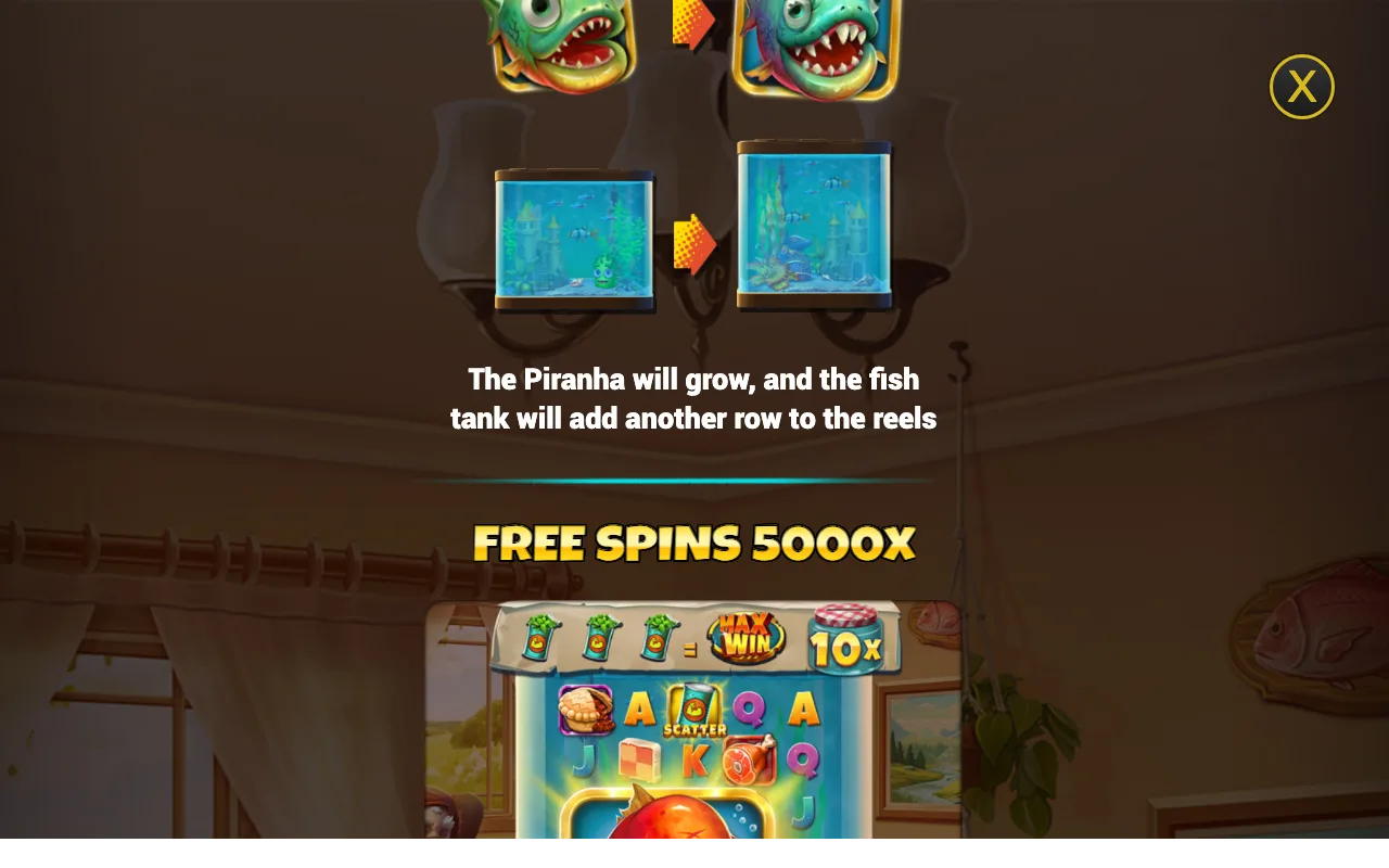 Game rules, page 8 — Piranha Pays