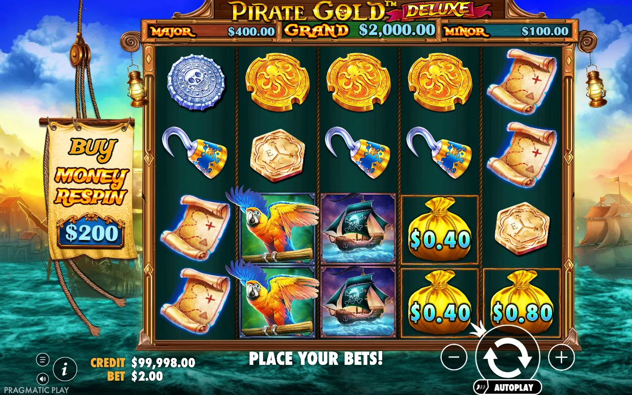 The base game — Pirate Gold Deluxe
