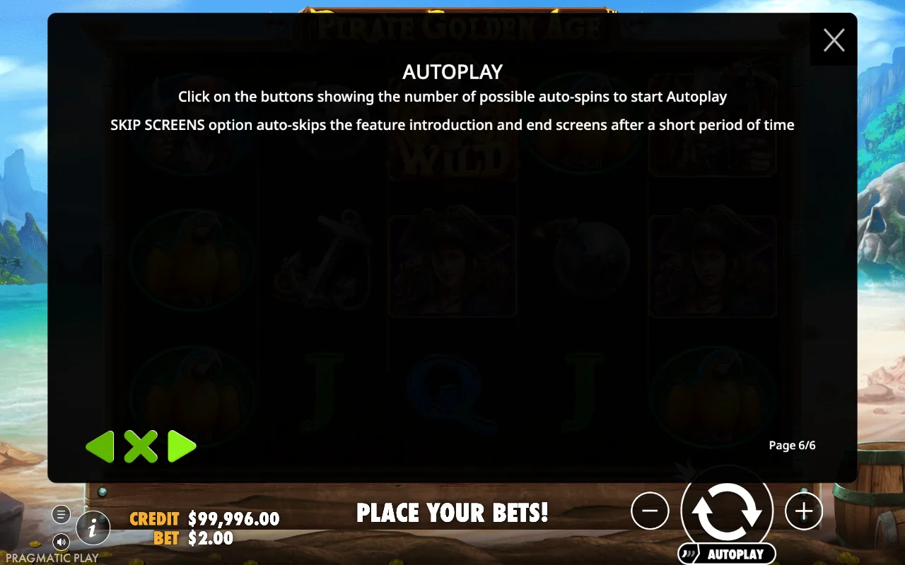 Autoplay — Pirate Golden Age