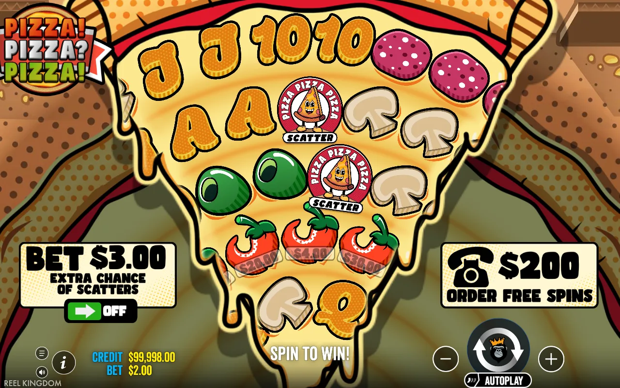 The base game — Pizza Pizza Pizza