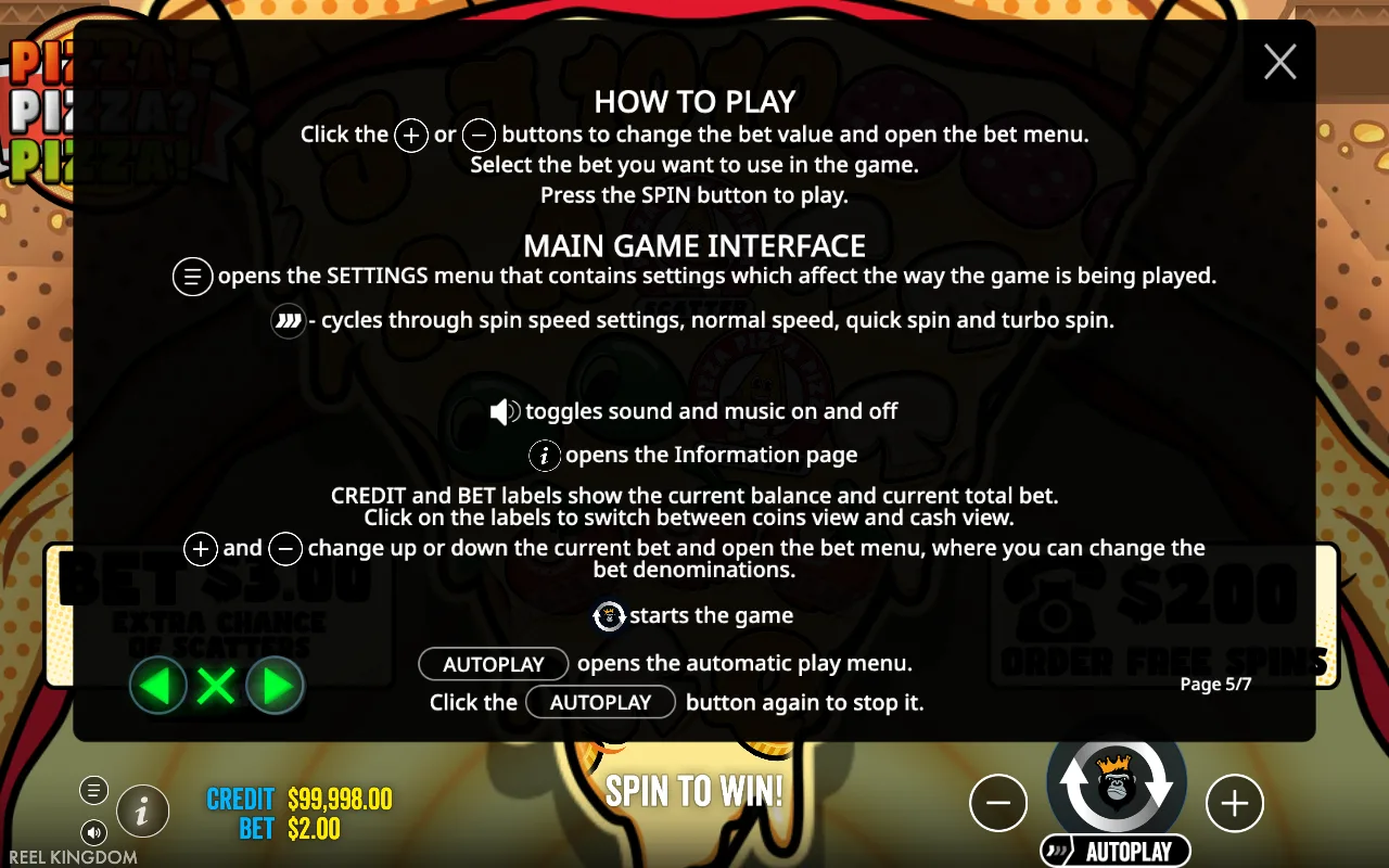 How to play — Pizza Pizza Pizza