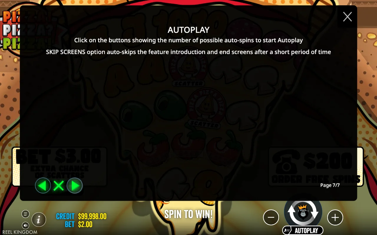 Autoplay — Pizza Pizza Pizza