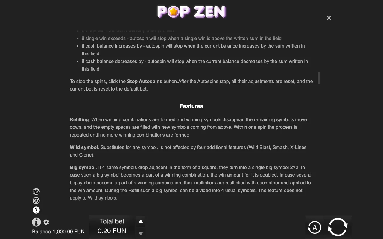 Game rules, page 7 — Pop Zen