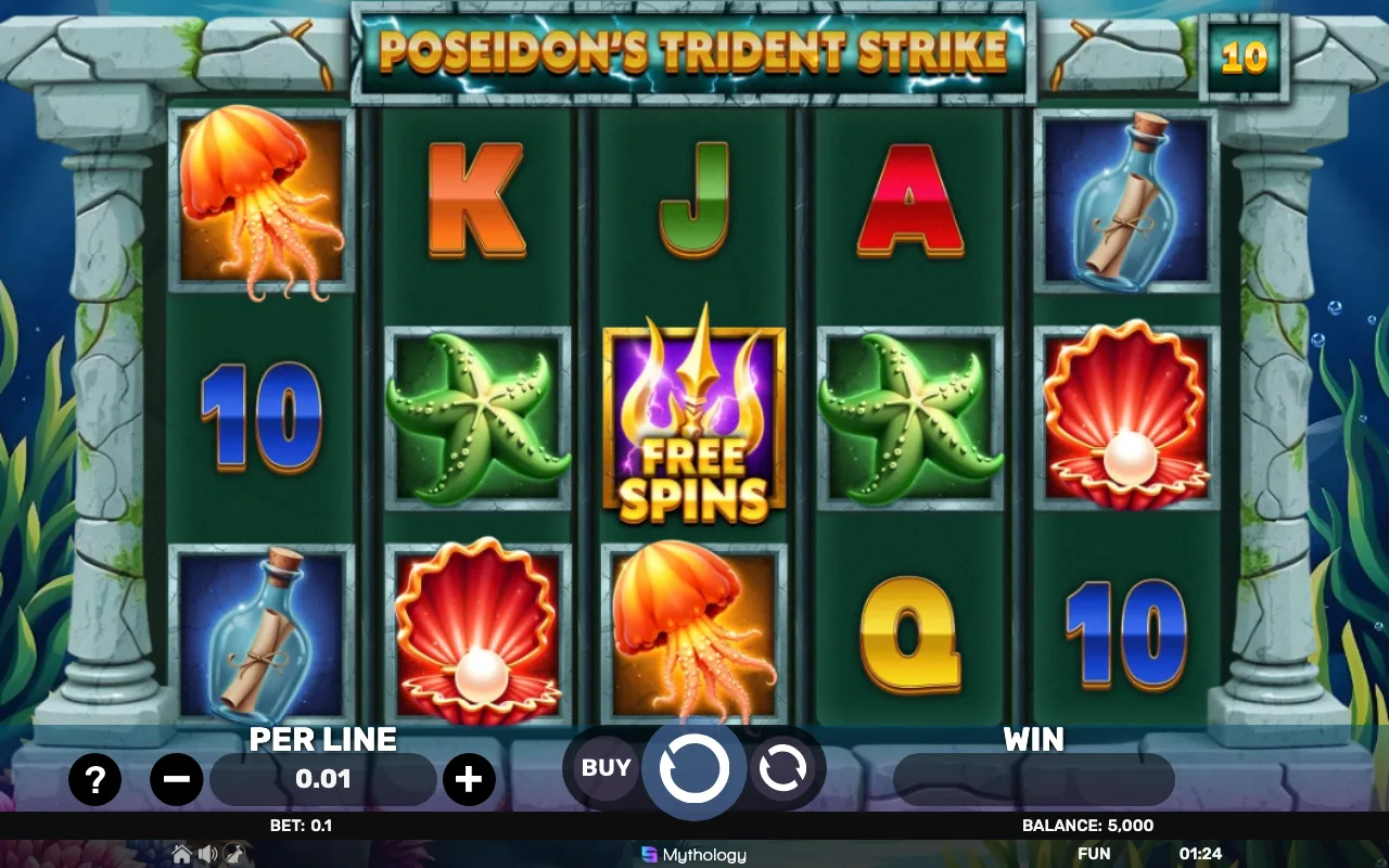 The base game — Poseidons Trident Strike