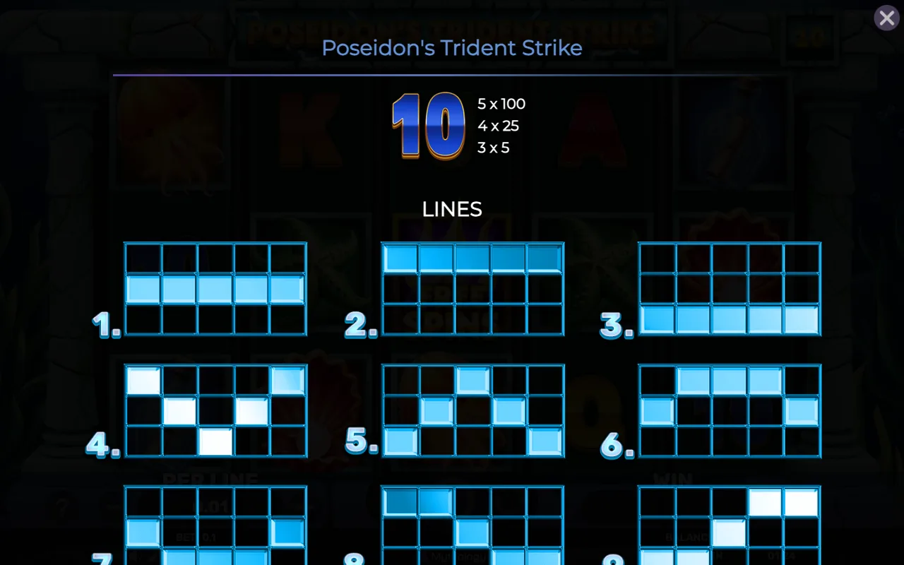 Lines — Poseidons Trident Strike