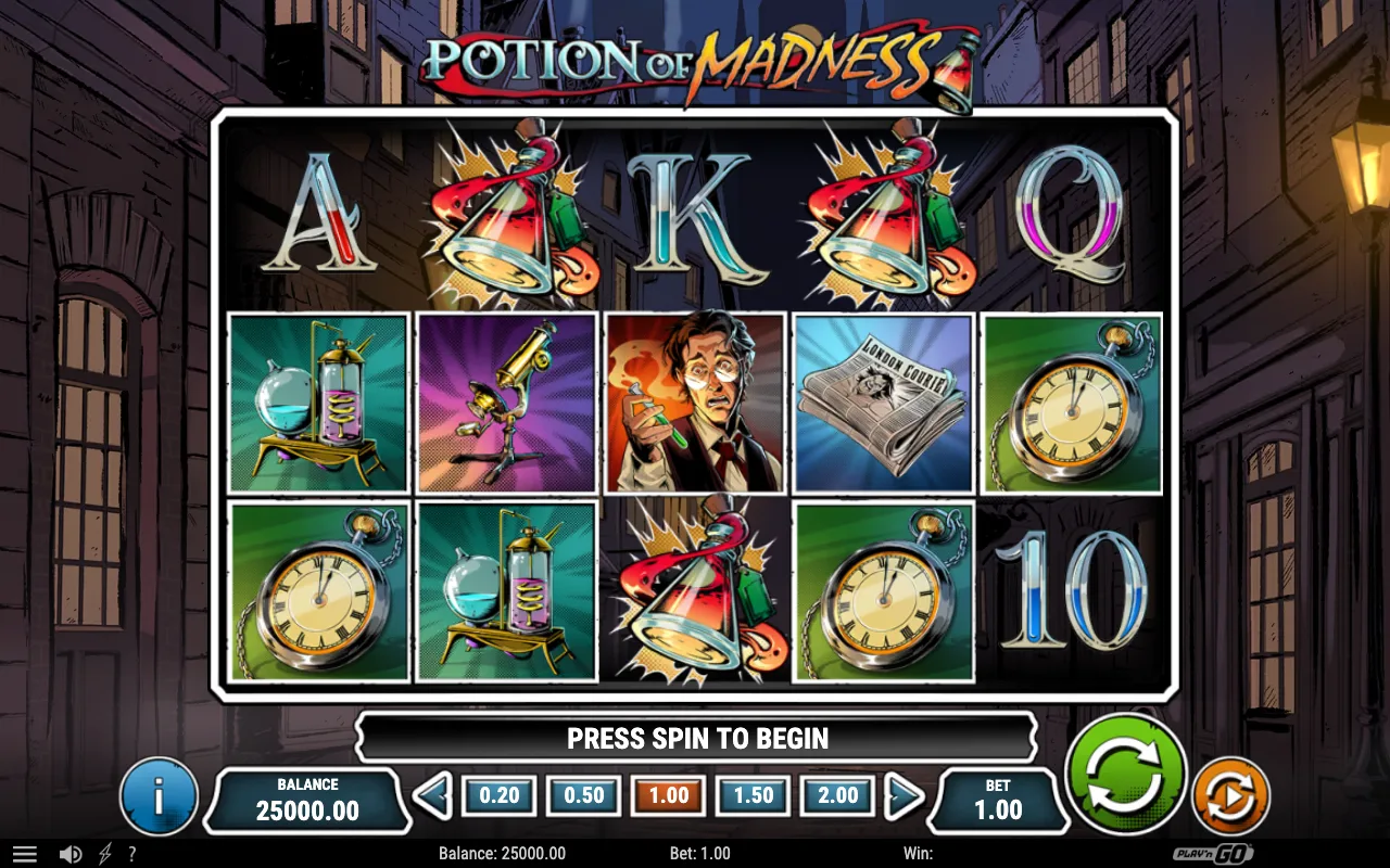 The base game — Potion of Madness