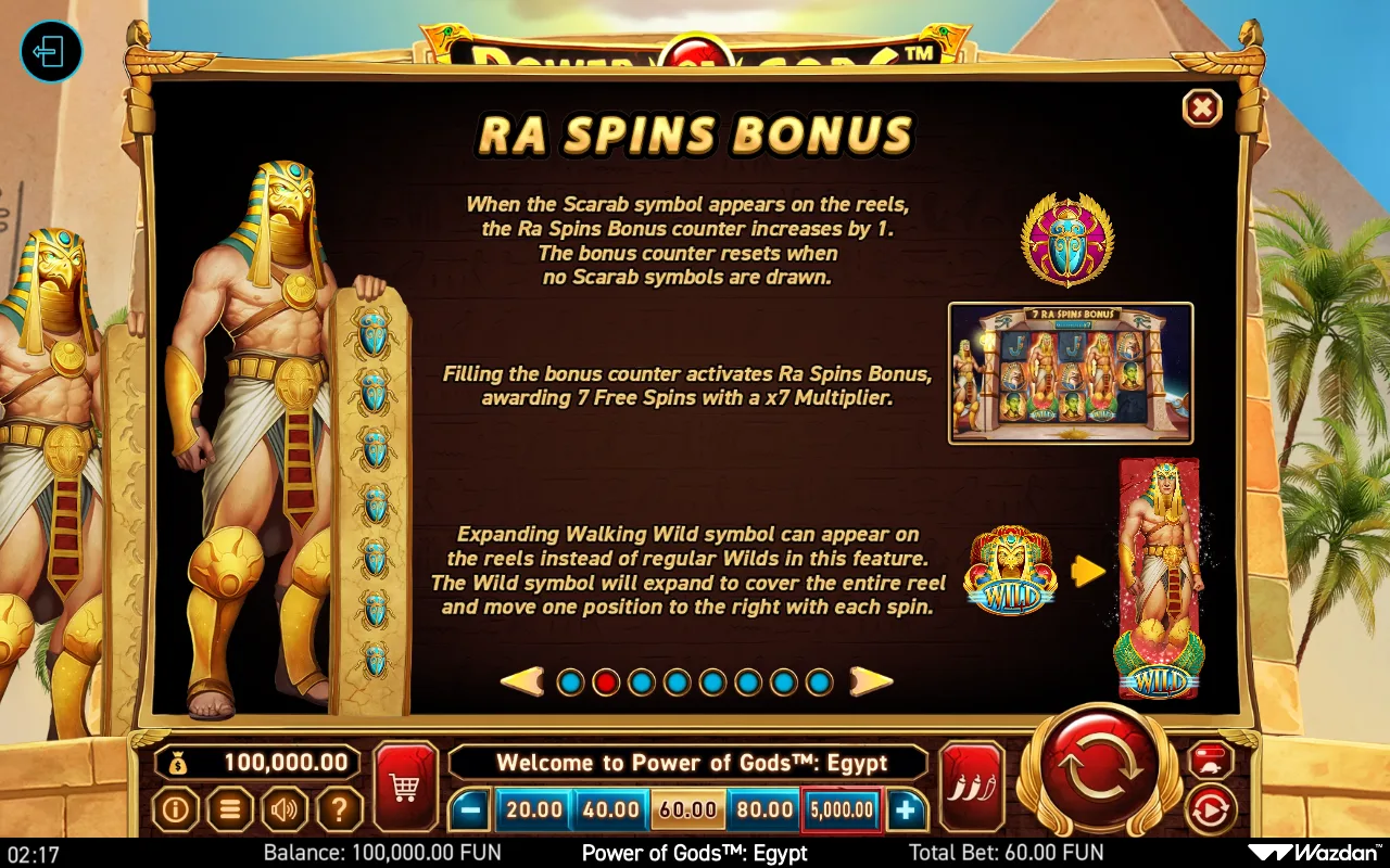Game rules, page 2 — Power of Gods Egypt