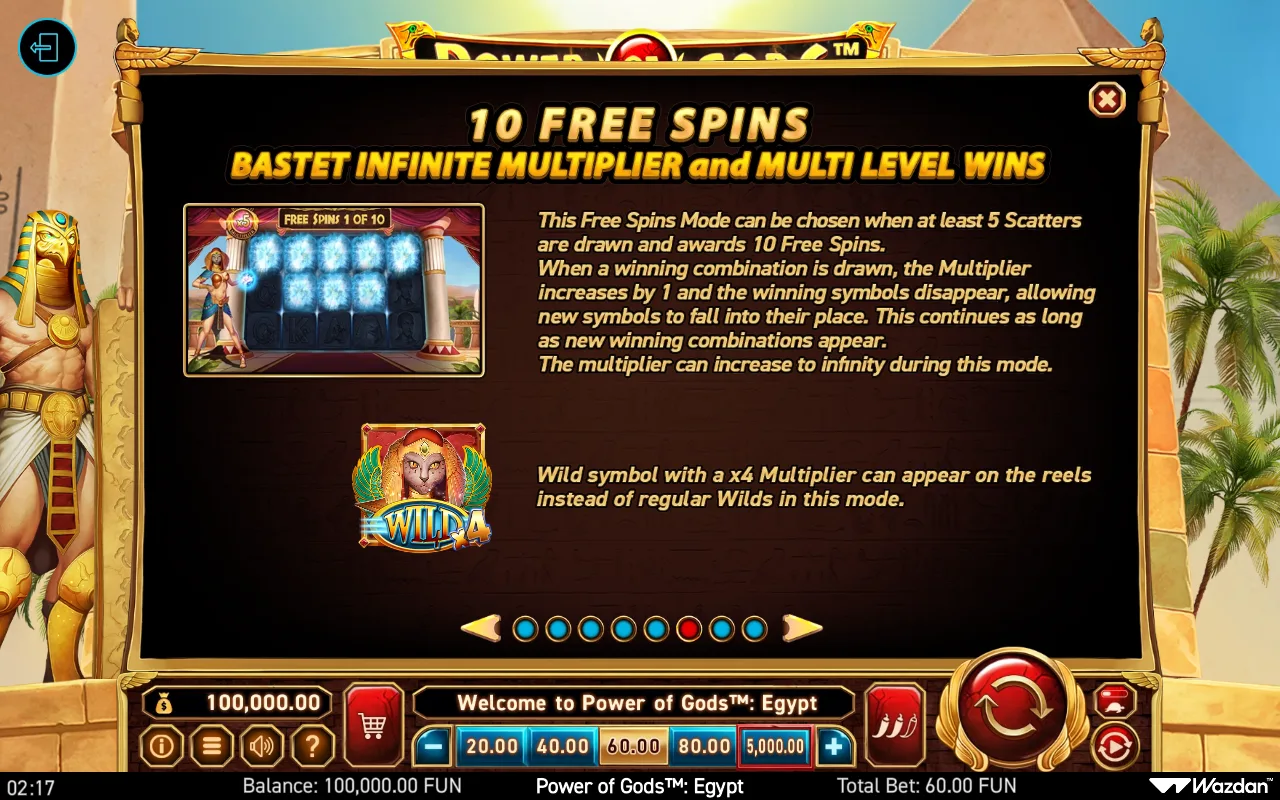 Game rules, page 6 — Power of Gods Egypt