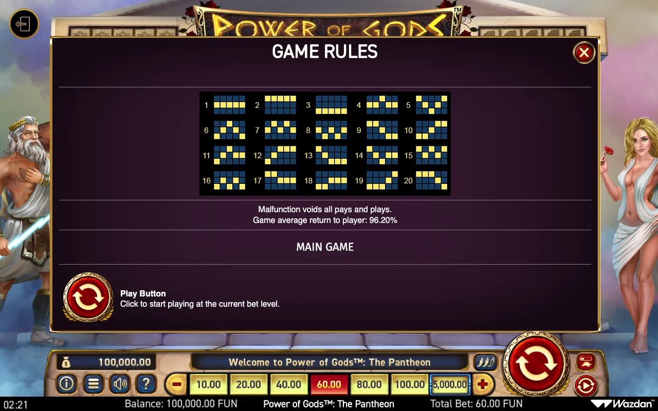 Game rules, page 4 — Power of Gods The Pantheon
