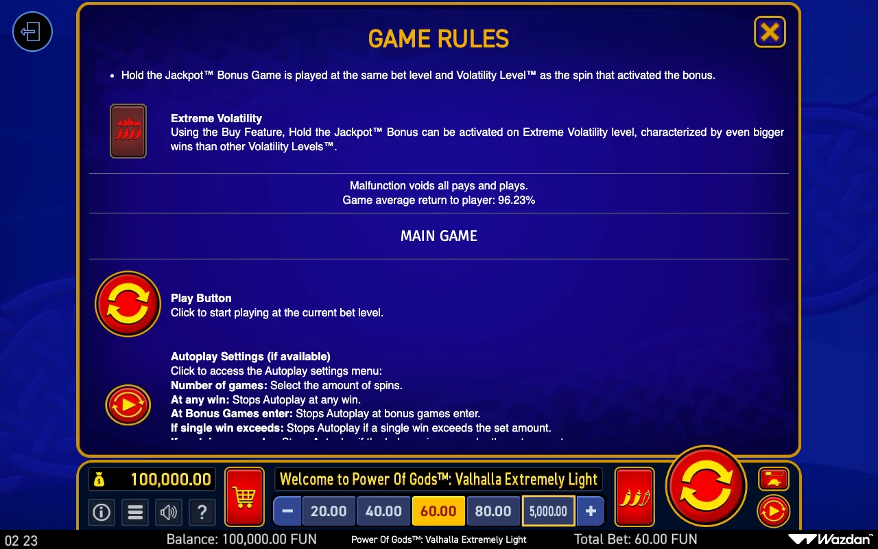 Game rules, page 10 — Power of Gods Valhalla Extremely Light