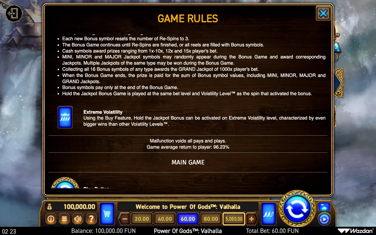 Game rules, page 2 — Power of Gods: Valhalla