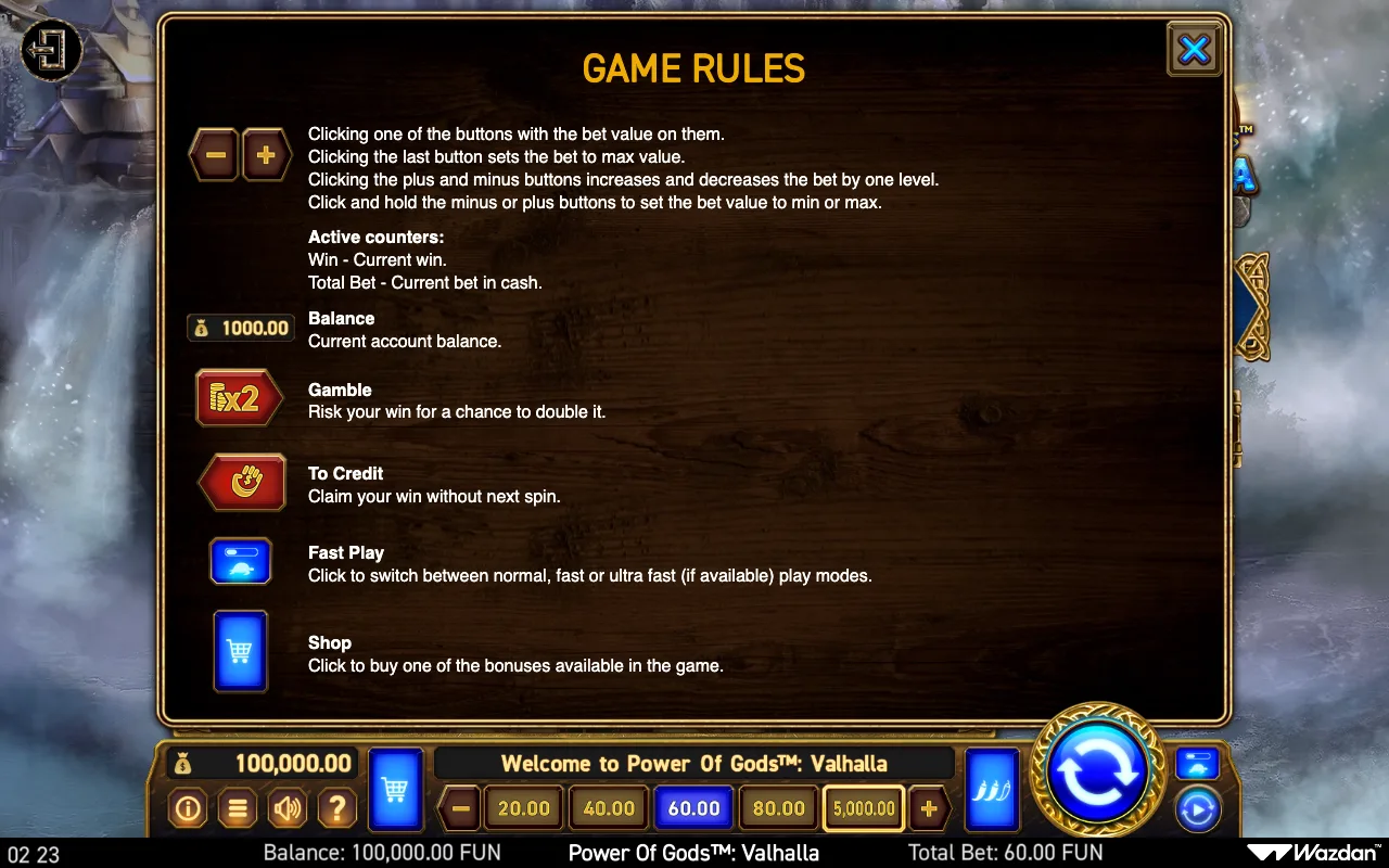 Game rules, page 4 — Power of Gods: Valhalla
