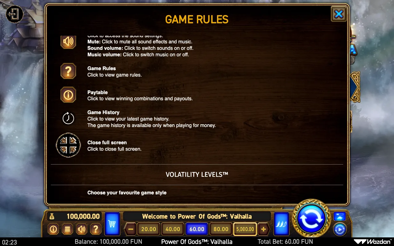 Game rules, page 5 — Power of Gods: Valhalla