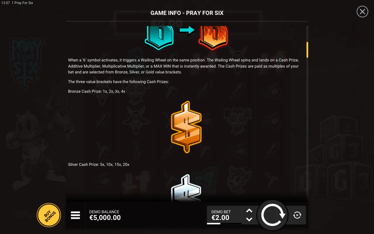 Game rules, page 2 — Pray for Six