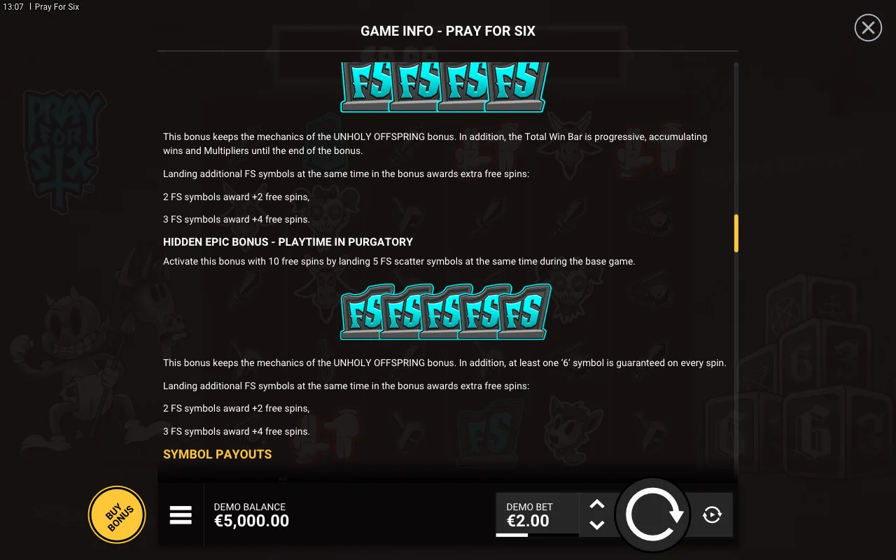 Game rules, page 5 — Pray for Six