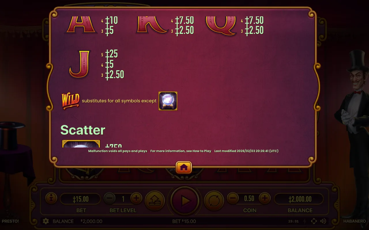 Règles du jeu, page 4 — Presto!
