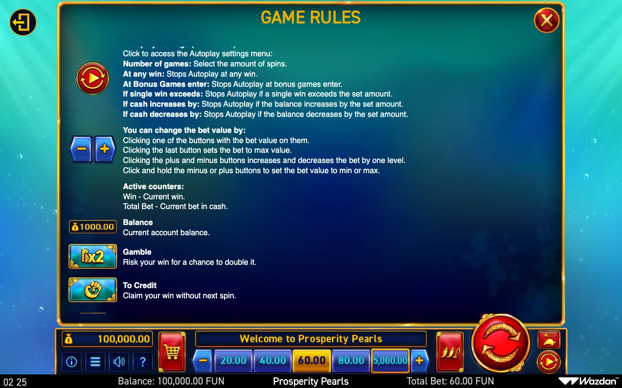 Game rules, page 11 — Prosperity Pearls