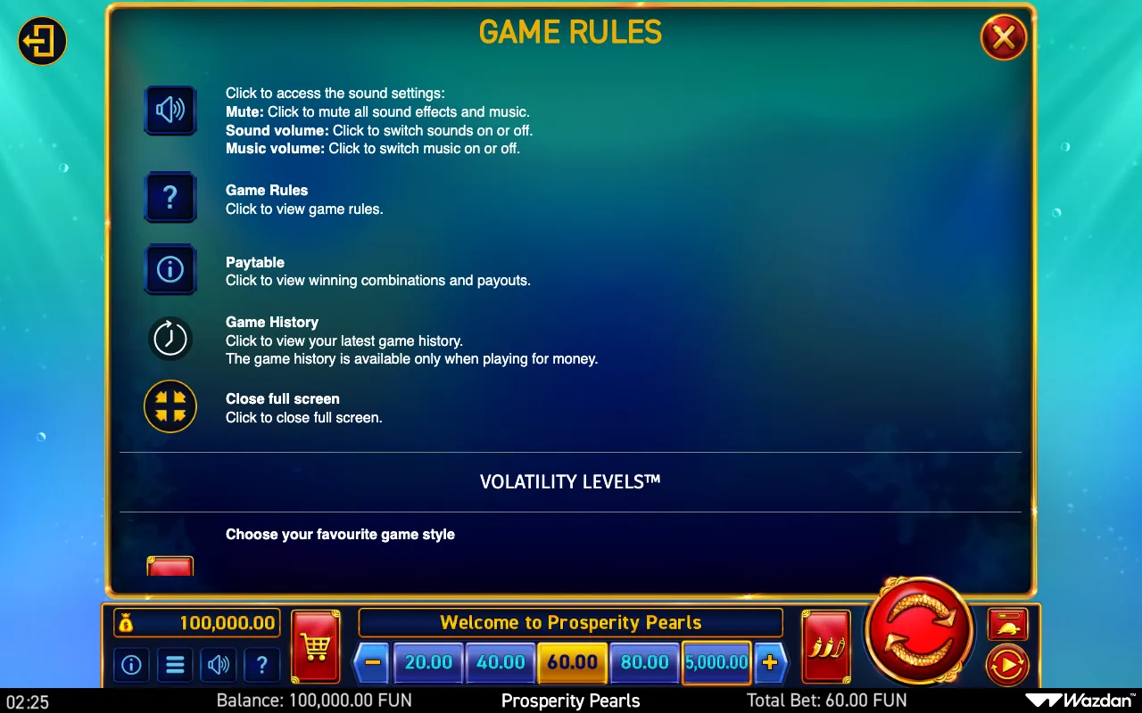 Game rules, page 12 — Prosperity Pearls