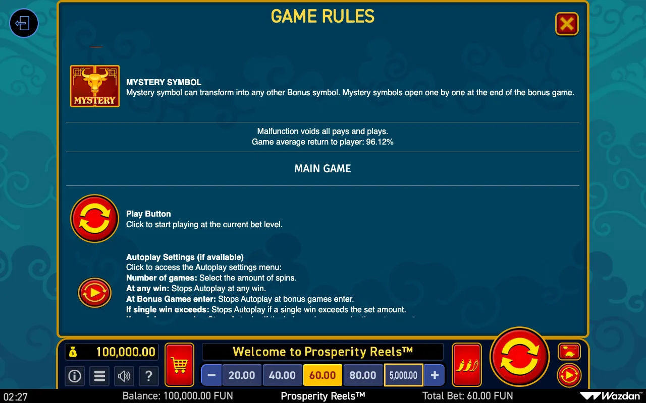 Game rules, page 11 — Prosperity Reels