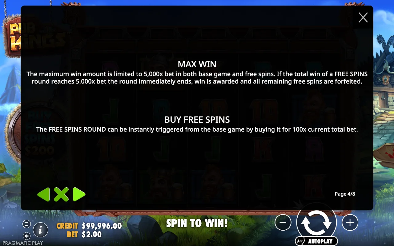 Max win — Pub Kings