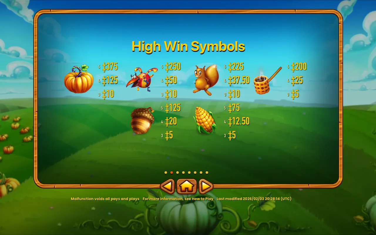 Spielregeln, Seite 4 — Pumpkin Patch