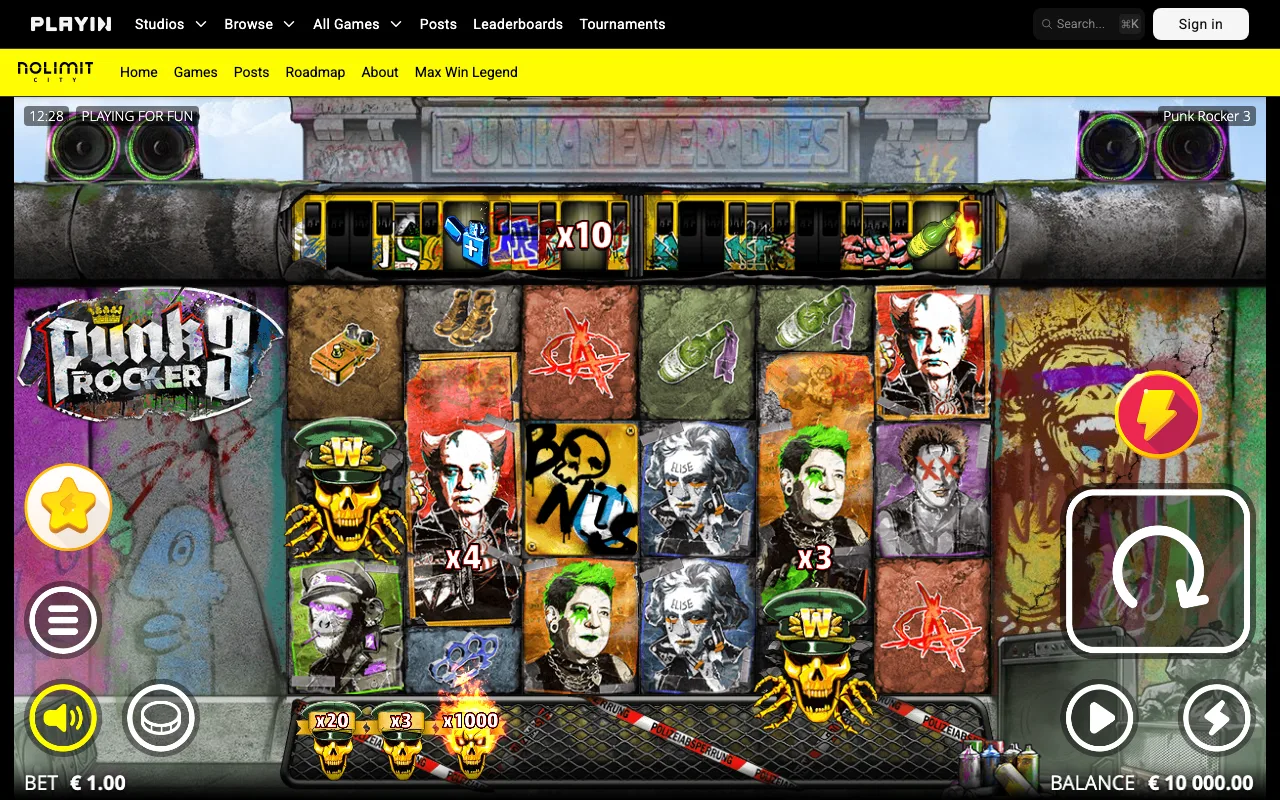 The base game — Punk Rocker 3