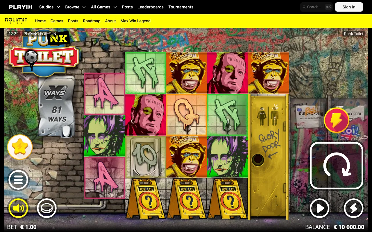 The base game — Punk Toilet