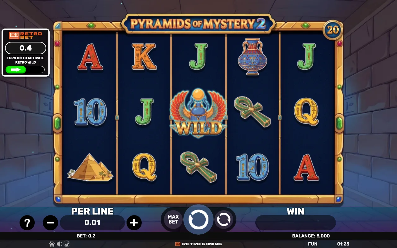 The base game — Pyramids of Mystery 2