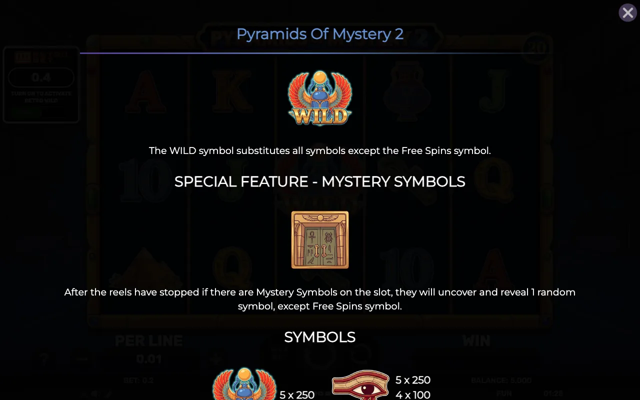 Game rules, page 3 — Pyramids of Mystery 2