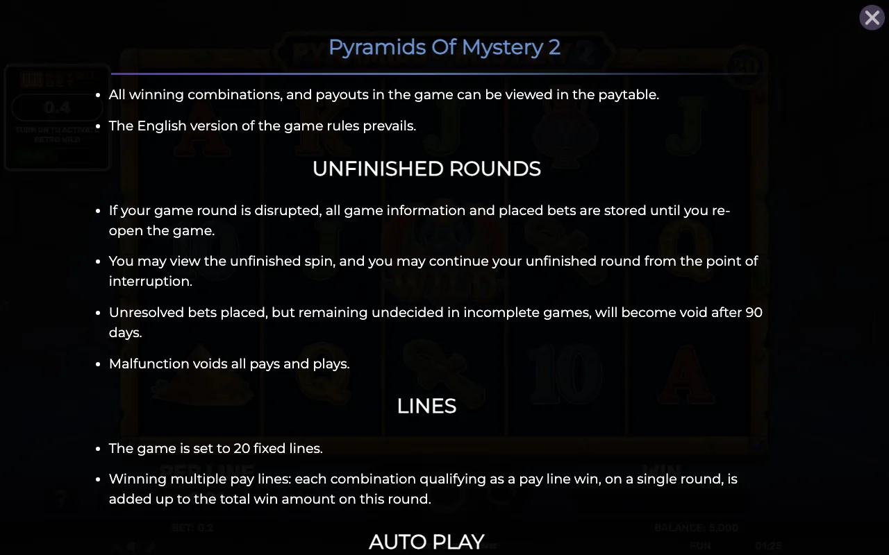 Game rules, page 7 — Pyramids of Mystery 2