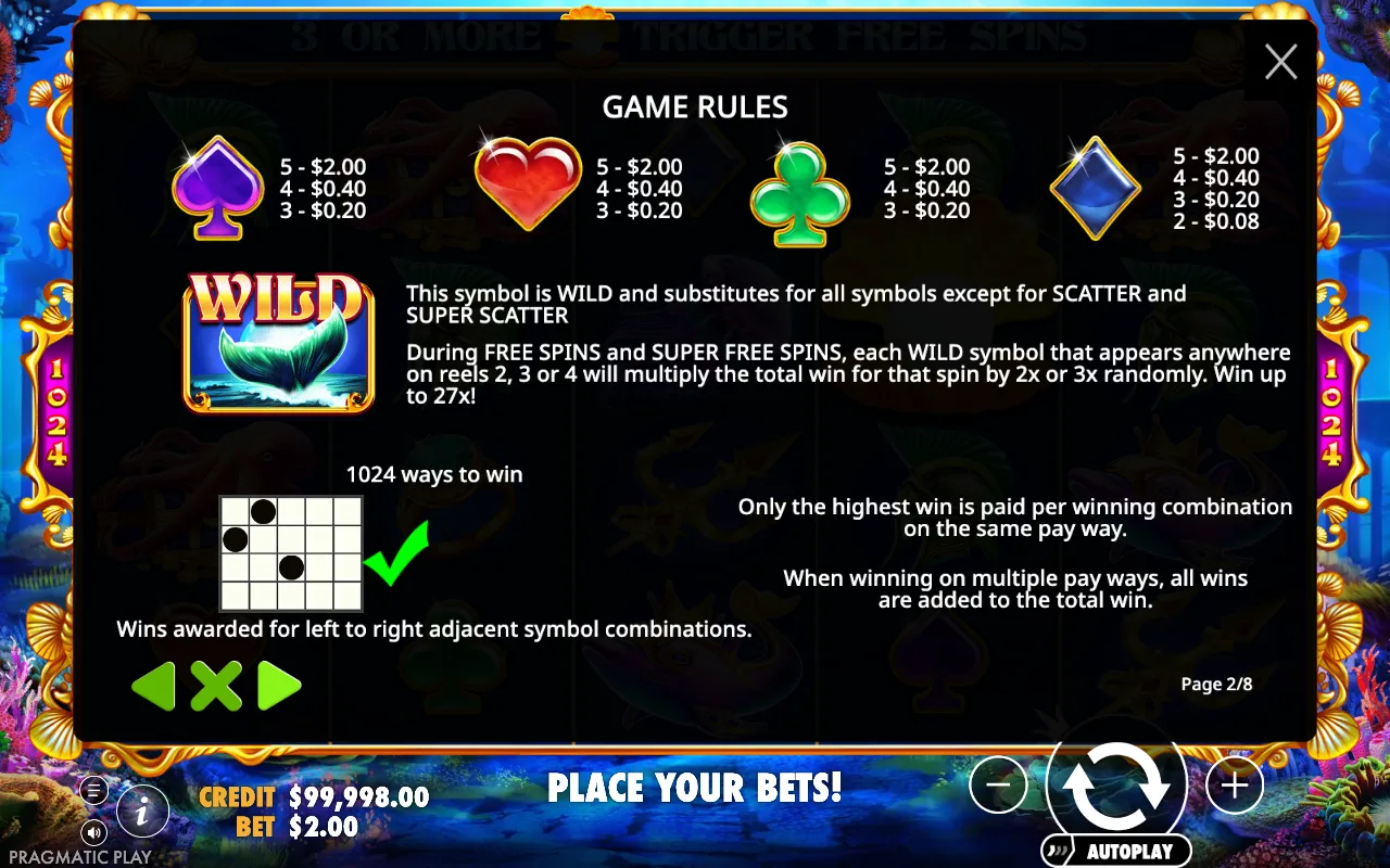 Game rules — Queen of Atlantis