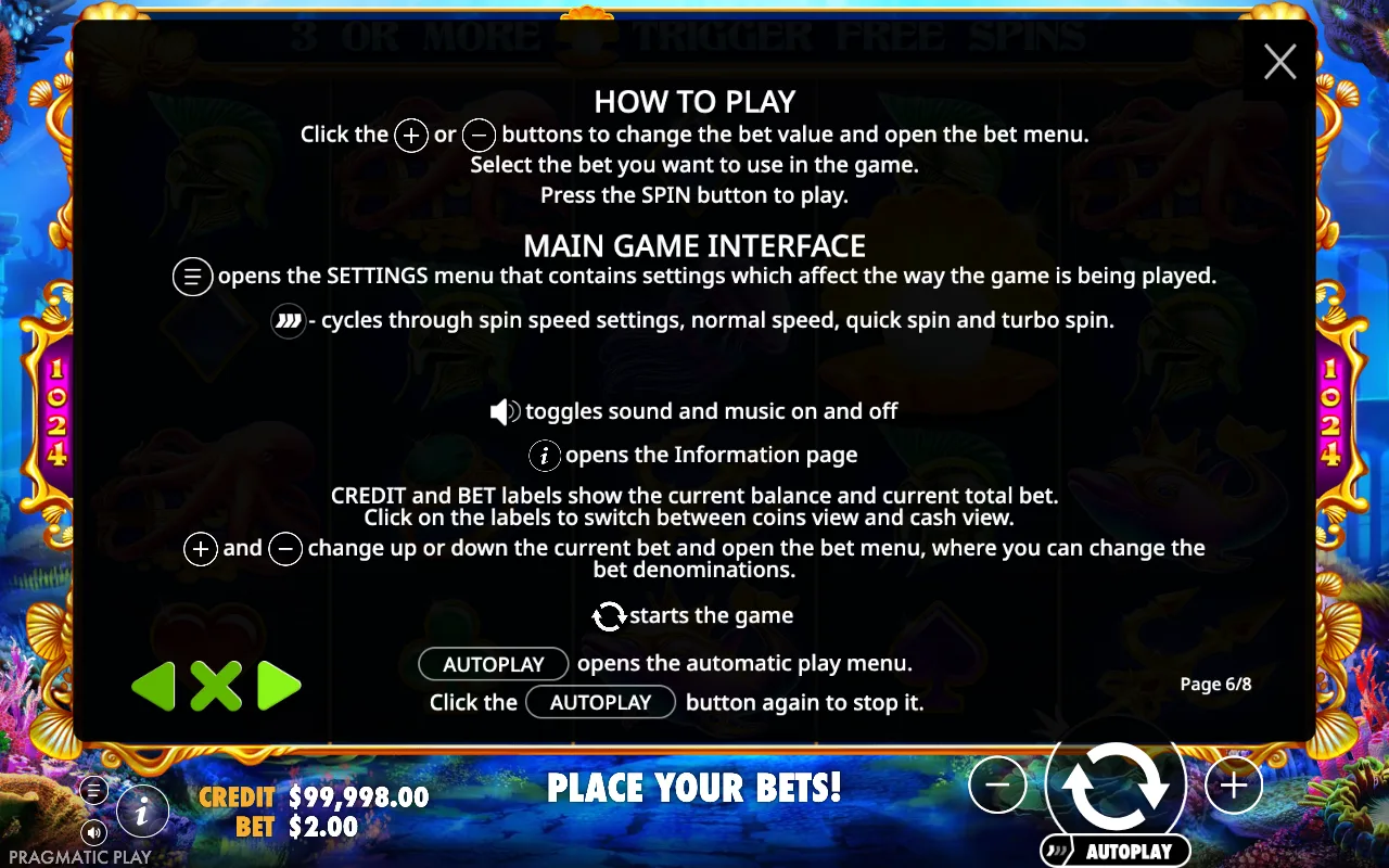 How to play — Queen of Atlantis