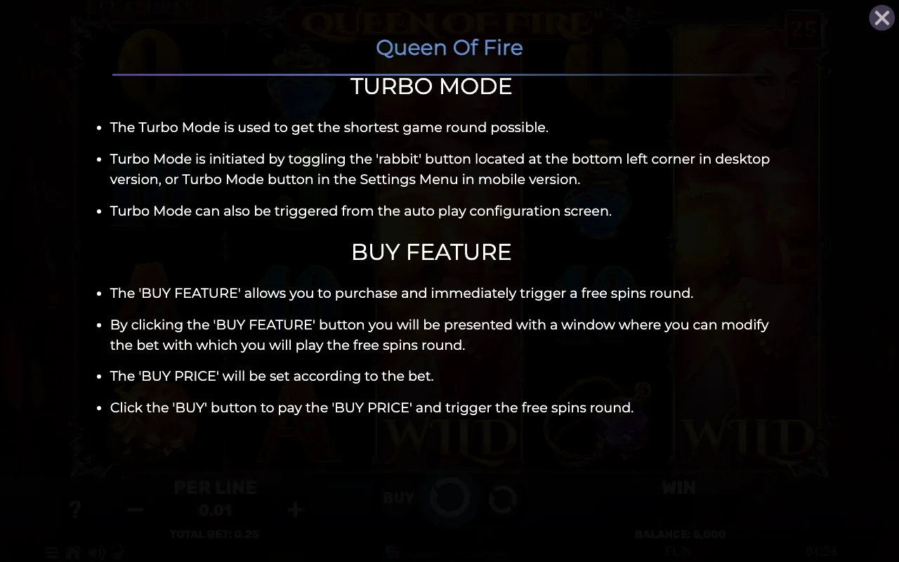 Game rules, page 8 — Queen of Fire
