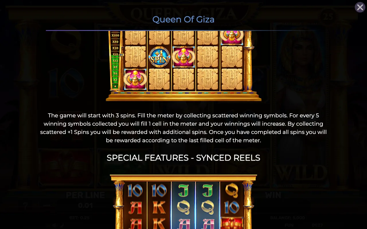 Game rules, page 3 — Queen of Giza