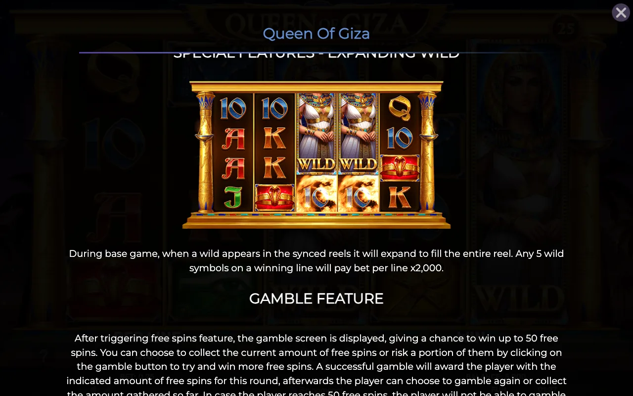 Game rules, page 4 — Queen of Giza