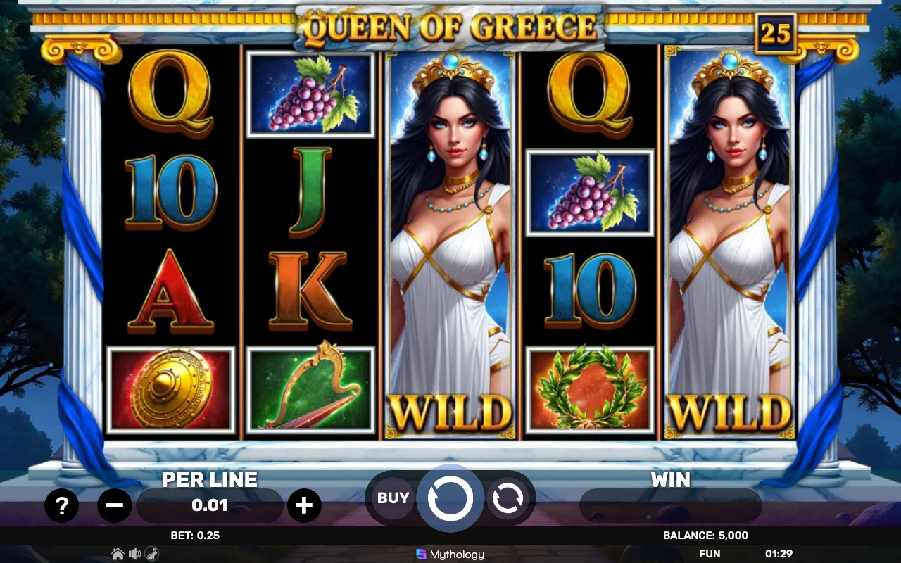 The base game — Queen of Greece