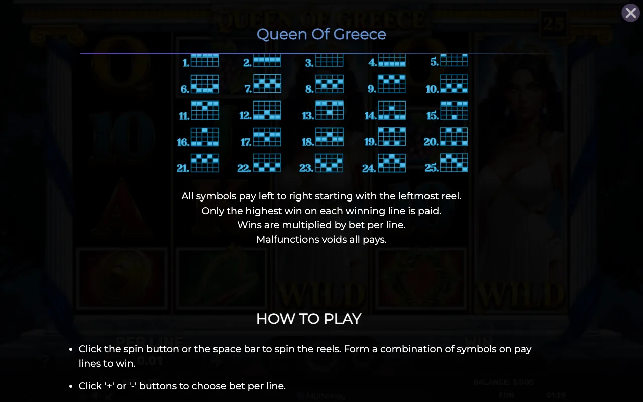 Game rules, page 6 — Queen of Greece