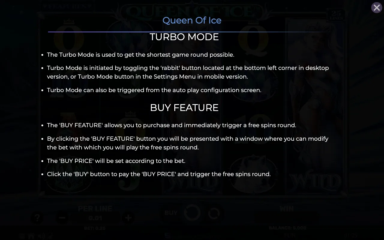 Game rules, page 8 — Queen of Ice