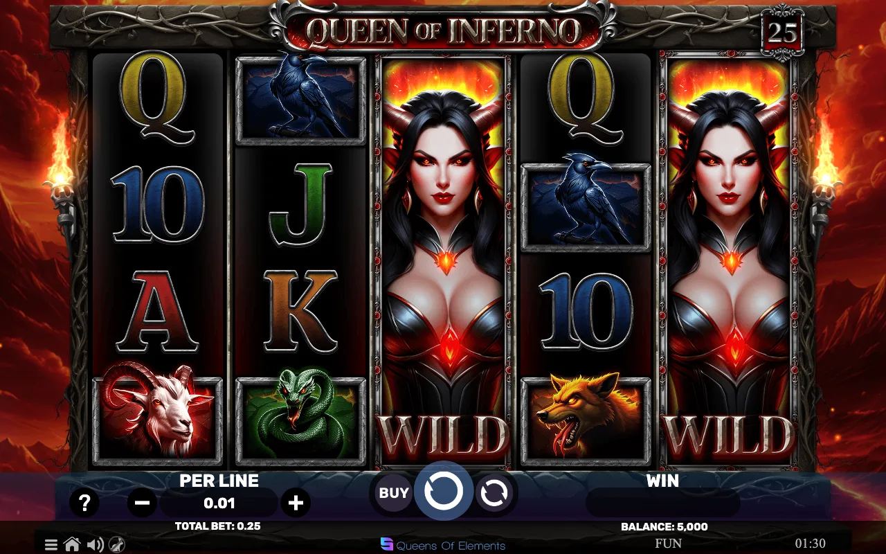 The base game — Queen of Inferno